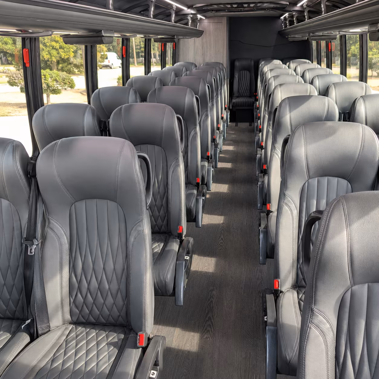 can i book a one way a round trip or a multi day package for a bus rental in stockton