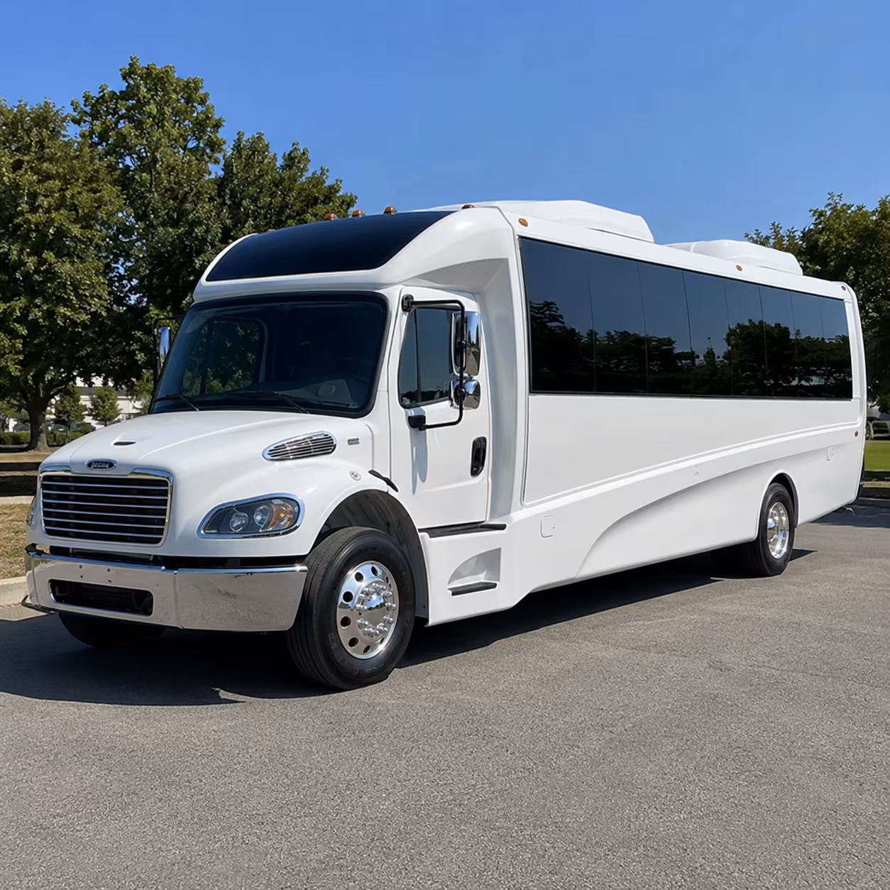 shuttle buses for weekly worship services in stockton