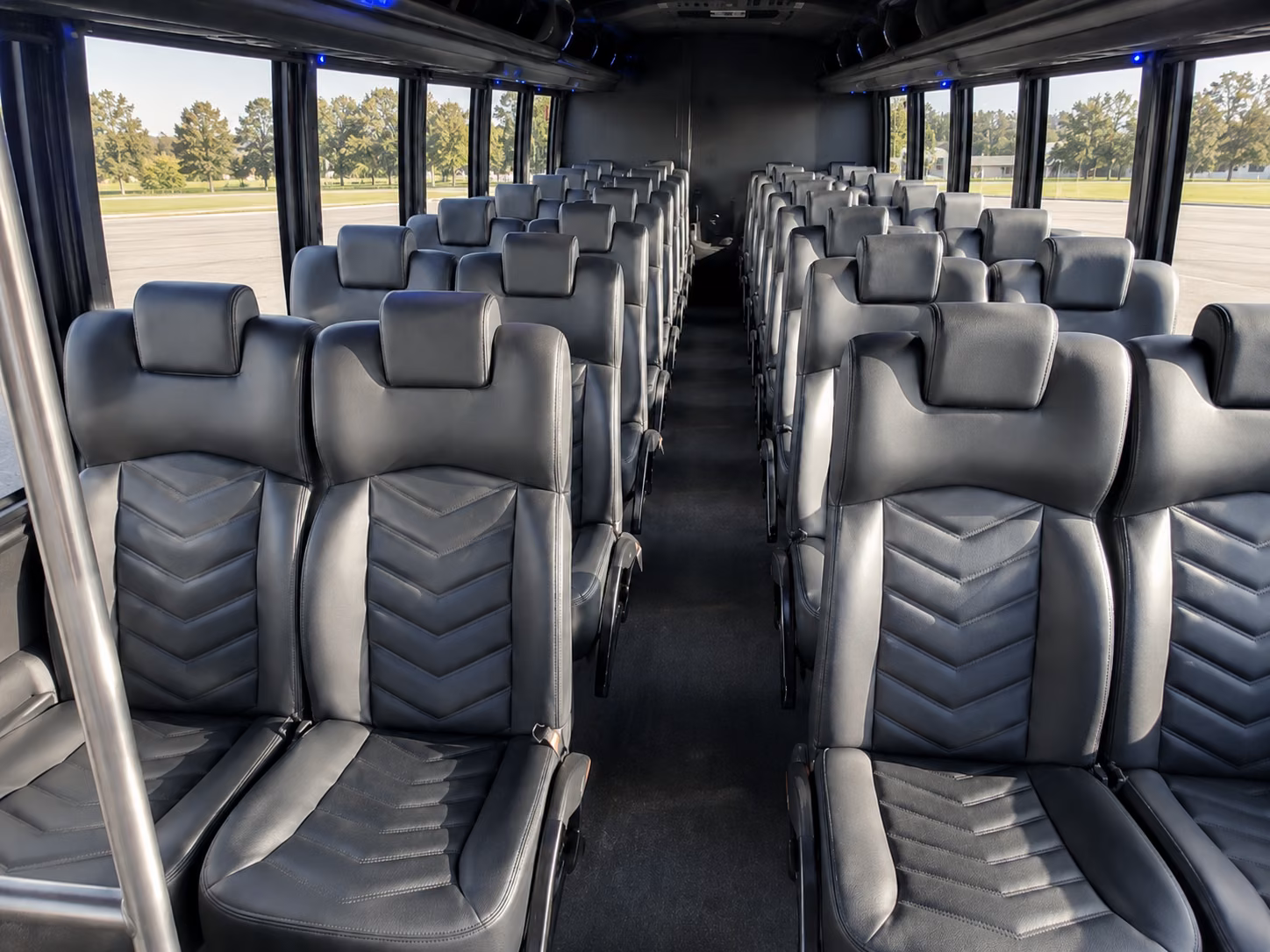 stockton long distance transportation onboard seating