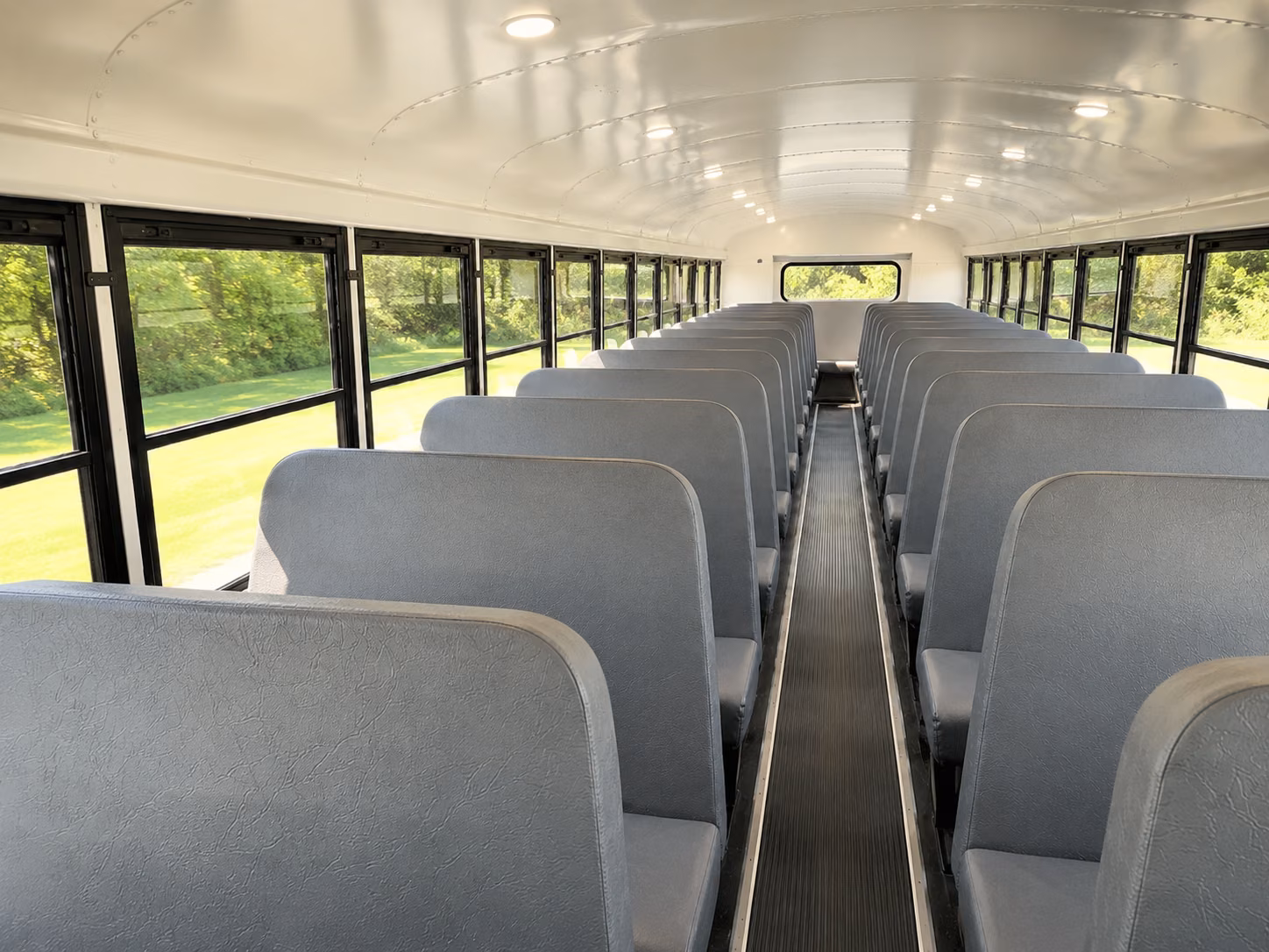 stockton school bus inside