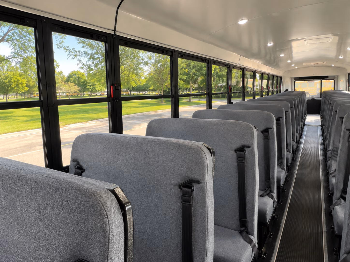 stockton school bus interior