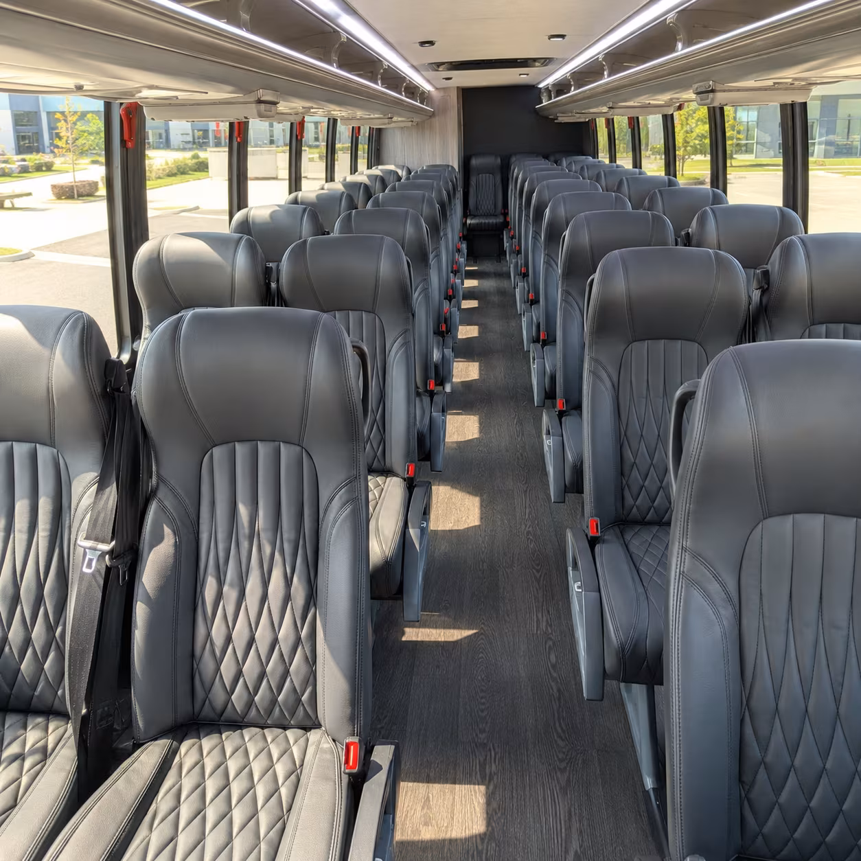 stockton sporting event transportation onboard seating
