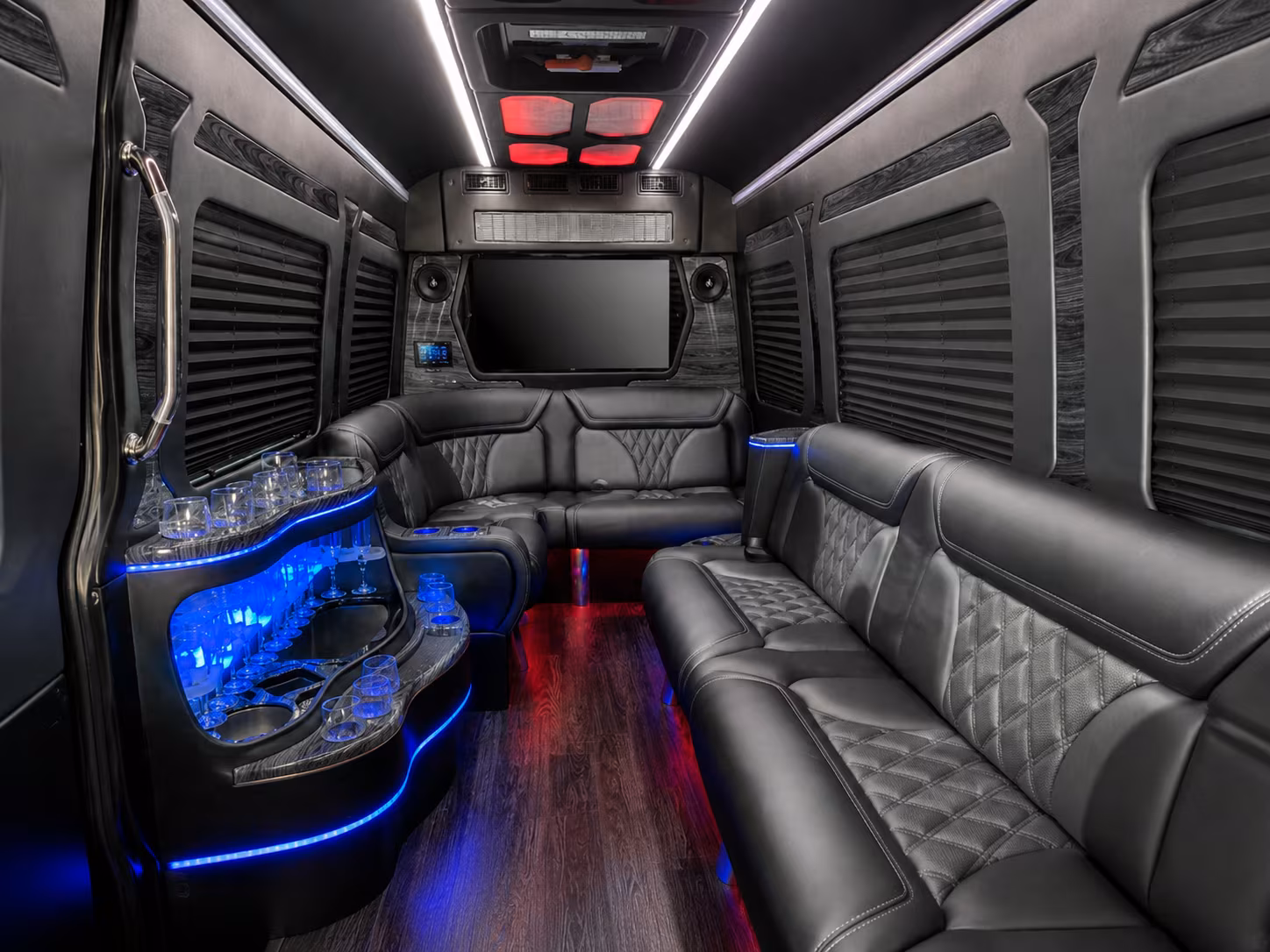 stockton sprinter limousine interior
