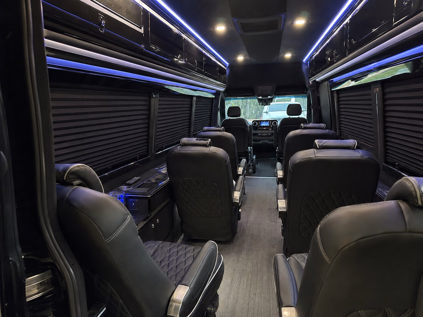 stockton sprinter van with driver interior